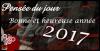 Bonne et heureuse ann&eacute;e 2017