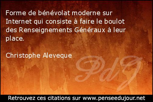 Facebook Citation De Christophe Aleveque